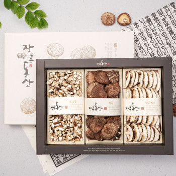 [설 명절 선물세트] 장흥동산 표고 향신 실속세트 [표고칩60g 향신100g 슬라이스50g]