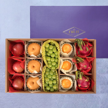 [굿파머] 프리미엄 혼합 과일세트 3호 (사과/배/샤인/자몽/용과)