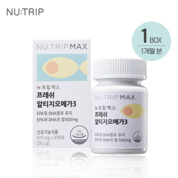 [뉴트립X코스맥스] 프레쉬 알티지 오메가3 고함량 (30캡슐)