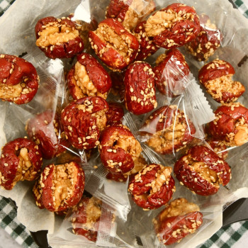 1+1 건강 영양 간식 건 말린 대추호두말이 품은 칩 정과