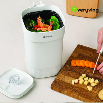 [에브리빙] 밀폐형 음식물 쓰레기통 3L Lime-0930W