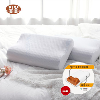 [진양] 황토 에어홀 경추 베개 EP-046510