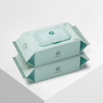 앙블랑 아기 물티슈 58평량 세이프 민트 캡형 72매 20팩