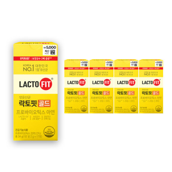 [종근당건강] 락토핏 골드 2g 17포 X 5박스 85일분