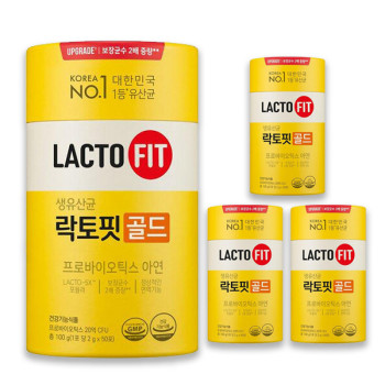 [종근당건강] 락토핏 골드 2g 50개, 4박스