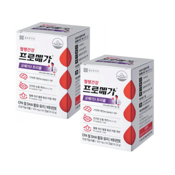 [종근당건강] 프로메가 오메가3 트리플 60캡슐 X 2개