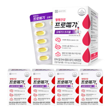 [종근당건강] 프로메가 오메가3 트리플 60캡슐 X 5개