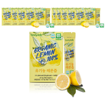바디랩 NFC착즙 스페인산 유기농 레몬즙 20g 14포 X 12박스 (총 168포)