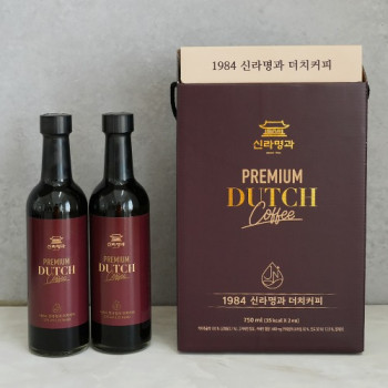 [선물세트] 신라명과 더치커피 375ml x 2병 선물세트