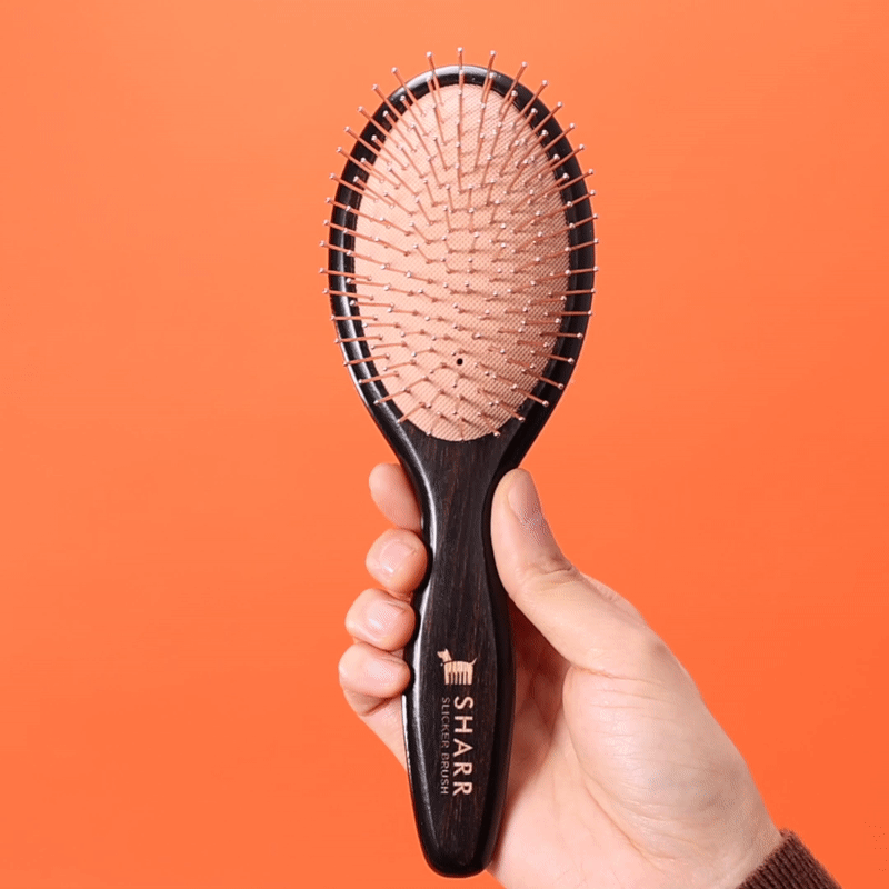 [아타라] 샤르르 양면 펫브러쉬 강아지 고양이 빗 슬리커 마사지 브러쉬 /SH-PET01