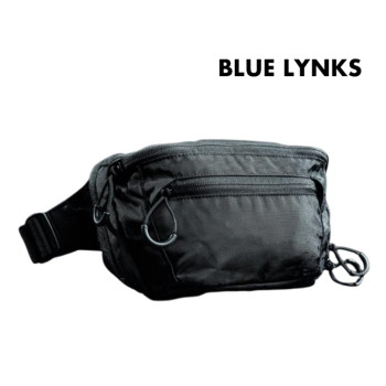 [블루링스] 공용 아웃도어 활동 바디백 힙색 가방 (블랙) BLM-SDW10