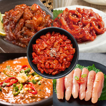 명품수랏간 젓갈 모음 오징어 명란 창젓 낙지 갈치속젓