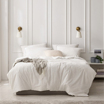 코지네스트 킨리 워싱 고밀도면100% 차렵이불 심플하고 먼지 없는호텔식 침구