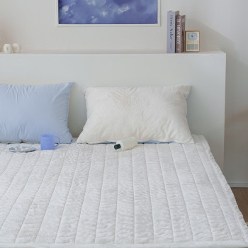 심플 여기호텔  난방비 절약하는 여기호텔 소프트웜 극세사 미끄럼방지 침대패드 SS/Q