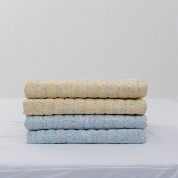 심플 알러지케어 빈티지플라워 패턴 마이크로모달  미끄럼방지 침대패드 SS/Q