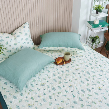 심플 가드니아 렌징 모달100% 미끄럼방지 침대 패드 2가지 색상