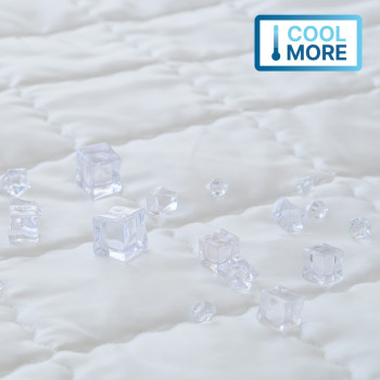 [여름침구대전]국산 듀라론 100% 쿨 접촉 냉감패드 무지 화이트 디자인