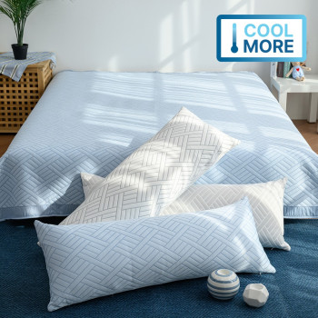 [여름침구대전]안고 자는 냉감 바디 필로우/다리베개/죽부인 국내 생산 휴비스 정품 듀라론 바디 필로우 솜포함