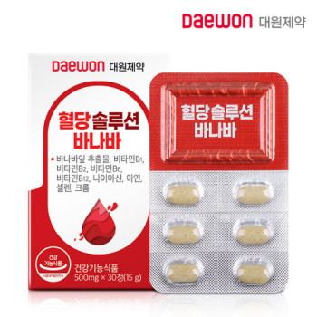 [비욘드오리진] 혈당솔루션 바나바 500mg x 30정[G0021]