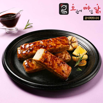 [오빠닭] 고단백 스틱 닭가슴살 블랙갈릭맛 5팩