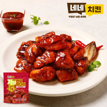 [네네치킨] 저당 한입닭다리 숯불닭갈비맛 5팩