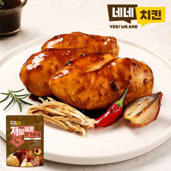 [네네치킨] 저당 실온닭가슴살 갈비맛 120g 5팩