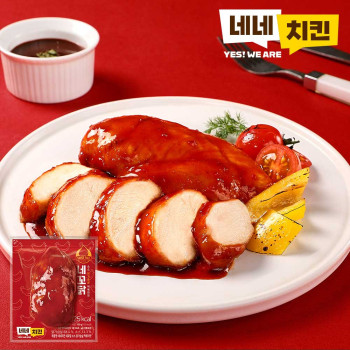 [네네치킨] 소스 닭가슴살 떡볶이맛 5팩