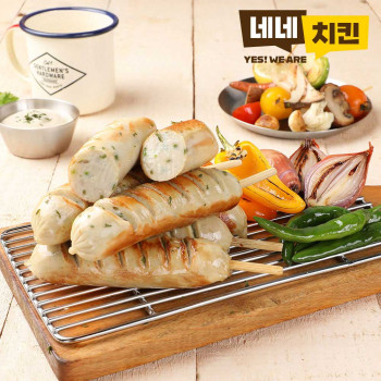 [네네치킨] 부드러운 닭가슴살 소시지 매콤한맛 5팩