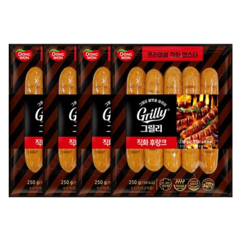 [동원] 그릴리 극한직화 후랑크 (250g x 2봉) x 2개 (총4봉)