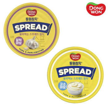 [동원] 동원참치 스프레드 고소마요 100g 4캔 + 갈릭마요 100g 4캔