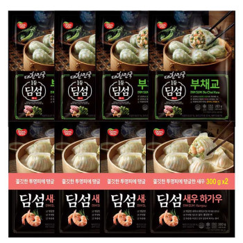 [동원] 딤섬 부채교 283g x 4봉 + 새우하가우 300g x 4봉