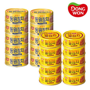 [동원] 라이트스탠다드 참치 85g 10캔 + 불참치 90g 10캔