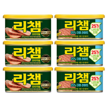 [동원] 리챔 오리지널 3캔 + 더블라이트 3캔