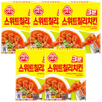 오뚜기 3분 스위트칠리치킨 150g x 5개