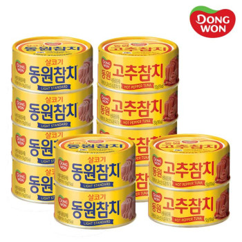 [동원] 살코기참치 150g x 6캔 + 고추참치 150g x 6캔