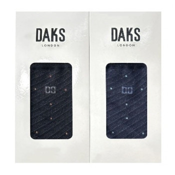 [DAKS] 신사 도트 사선라인 2족