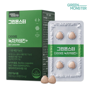 [그린몬스터] 다이어트 녹차카테킨+ (550mg x 28정)