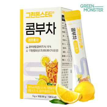 [그린몬스터] 디톡 콤부차 레몬홍차 (5gx10포)