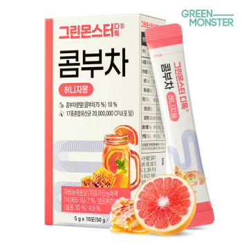 [그린몬스터] 디톡 콤부차 허니자몽 (5gx10포)