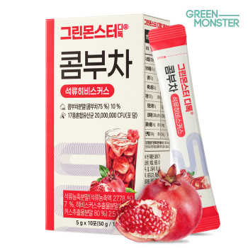 [그린몬스터] 디톡 콤부차 석류히비스커스 (5gx10포)