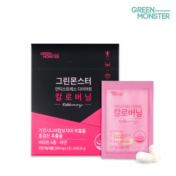 [그린몬스터] 안티스트레스 다이어트 칼로버닝 (500mgx2정x28포)