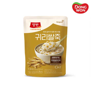 [동원] 양반 귀리쌀죽 400g (파우치) x 8개