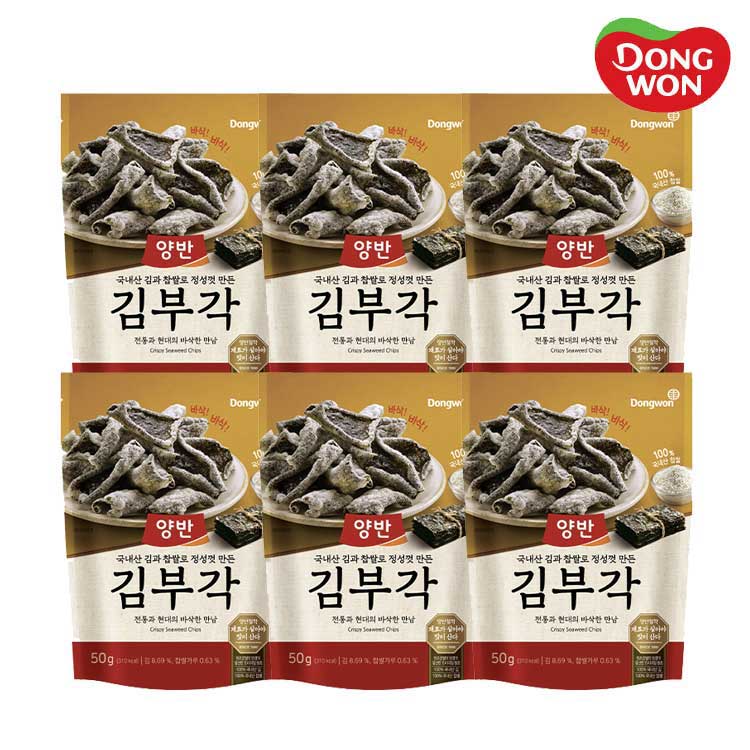 [동원] 양반 김부각 50g x 6봉