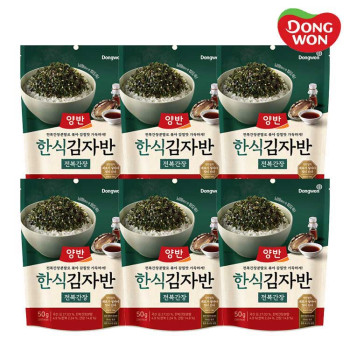 [동원] 양반 김자반 전복간장 50g x 6봉