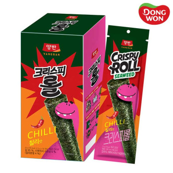 [동원] 양반 김 크리스피롤 칠리 2.5g(10입) x 4개