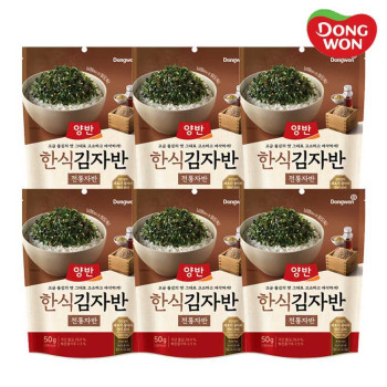 [동원] 양반 김자반 전통자반 50g x 6봉