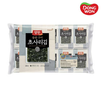 [동원] 양반 돌판구이 초사리김[식탁20P(8매)] x 2 (40봉)