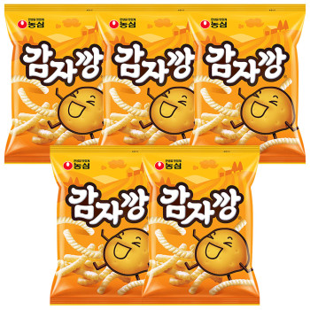 농심 감자깡 75g x 5개