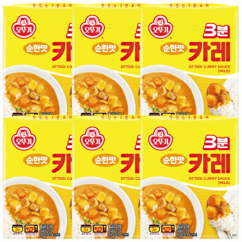 오뚜기 3분카레 순한맛 200g x 6개