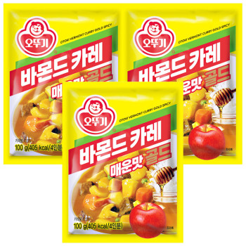 오뚜기 바몬드 카레 골드 매운맛 100g x 3개